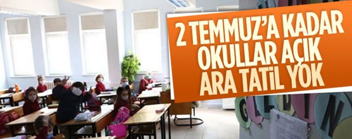 Ziya Sel&ccedil;uk'tan yaz tatili ve ara tatil a&ccedil;ıklaması