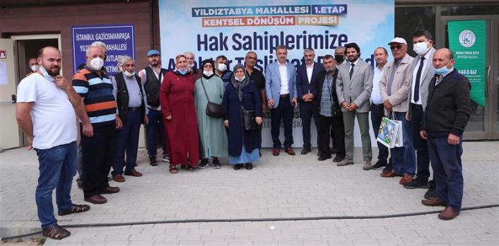 T&uuml;rkiye&rsquo;nin &Ouml;rnek Kentsel D&ouml;n&uuml;ş&uuml;m Projesinde Gaziosmanpaşa'da Hak Sahipleri Dairelerine Kavuştu