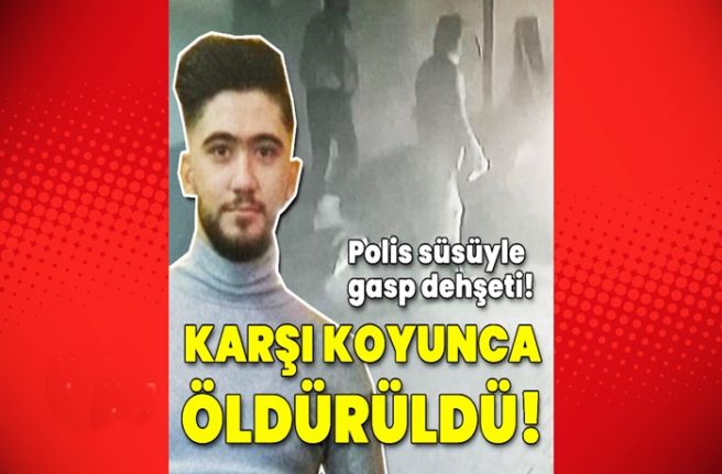 Bayrampaşa'da polis s&uuml;s&uuml; verilerek gasp dehşeti; karşı koyunca &ouml;ld&uuml;r&uuml;ld&uuml;