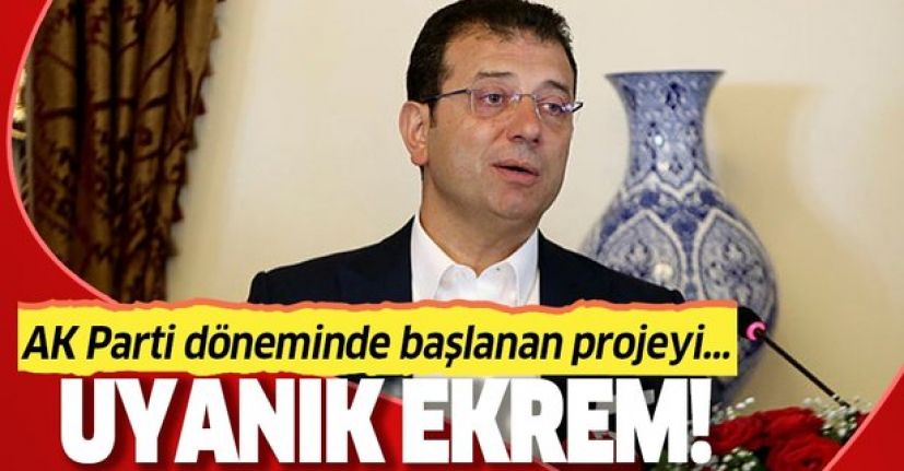 CHP karşı &ccedil;ıkmıştı: İmamoğlu yapımına AK Parti d&ouml;neminde başlanan Gaziosmanpaşa stadının reklamını yaptı