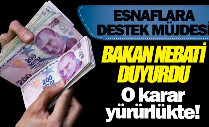 Bakan Nebati: Hazine Faiz Destekli Kredi Paketi y&uuml;r&uuml;rl&uuml;ğe girmiştir