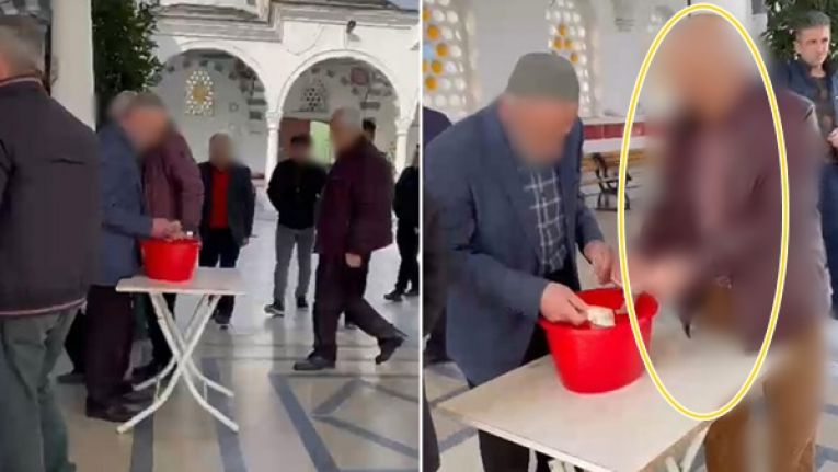 Gaziosmanpaşa'da depremzedeler i&ccedil;in toplanan bağışı &ccedil;almaya &ccedil;alışan ş&uuml;pheli yakalandı