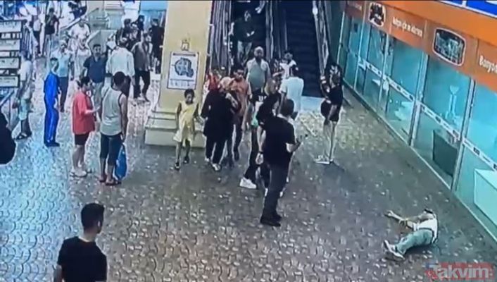 Gaziosmanpaşa'daki AVM'de yan baktın kavgası: Dayaktan bilinci kapandı