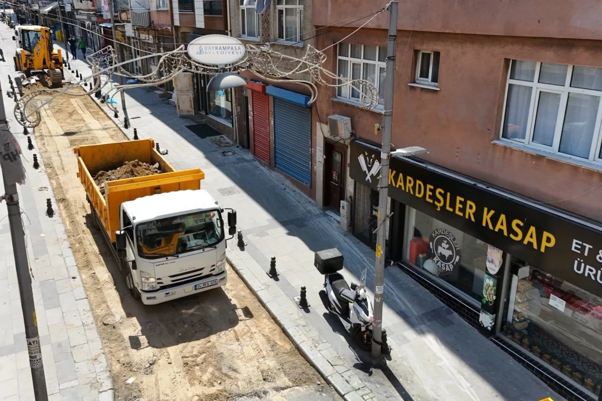 Bayrampaşa&rsquo;da Bağlar Caddesi yenileniyor