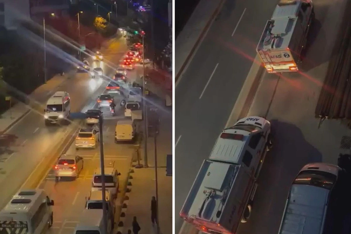 Bayrampaşa'da yol &ccedil;&ouml;kt&uuml;! Mahsur kalanlar var