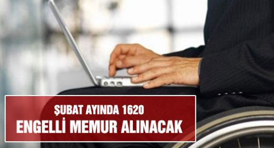 1620 engelli devlet memuru olacak