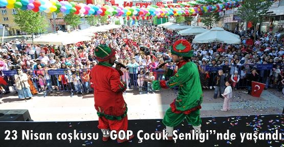 23 Nisan coşkusu  “GOP Çocuk Şenliği”nde yaşandı 