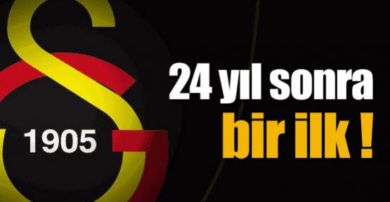 24 yıl sonra bir ilk !