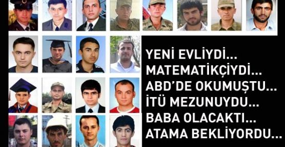 25 Şehidin Yürek Yakan Öyküleri