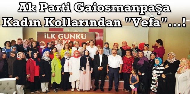 Ak Parti Gaiosmanpaşa Kadın Kollarından 