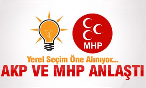 AK Parti MHP ile seçim için anlaştı