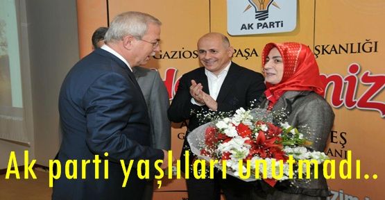 Ak parti yaşlıları unutmadı..