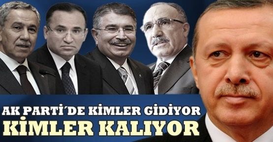 Ak parti'de kimler gidiyor,kimler kalıyor  ?