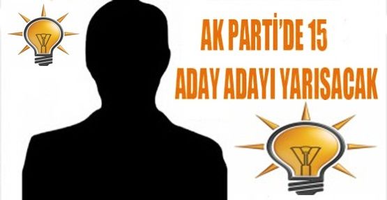 Ak Partiden 15 Aday Adayı Yarışacak