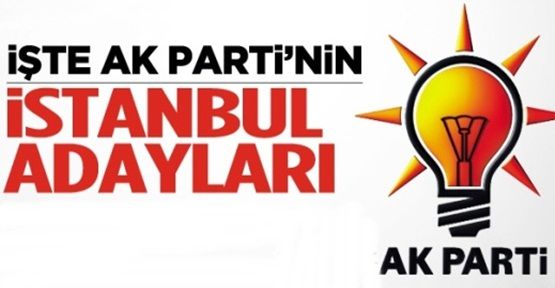 Ak Parti'nin ilçe adayları listesi