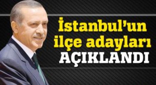 AK Parti'nin İstanbul ilçe adayları açıklandı