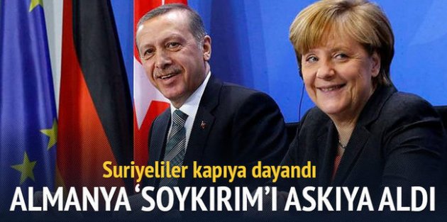 Almanya soykırım tasarısını askıya aldı