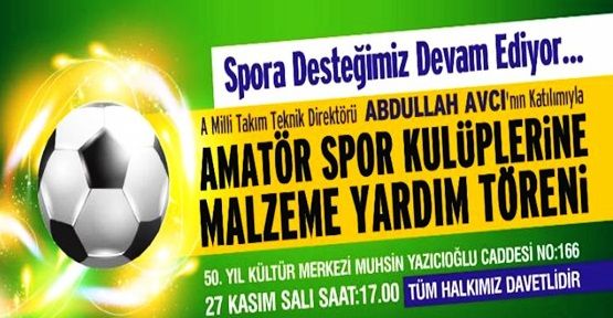 Amatör Spor Kulüplerine Destek