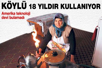 Amerika bulamadı, köylü 18 yıldır kullanıyor