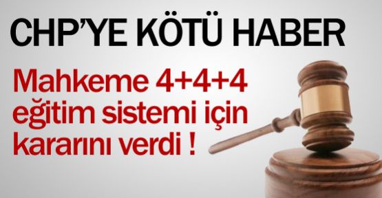 Anayasa Mahkemesi'nden 4+4+4 kararı