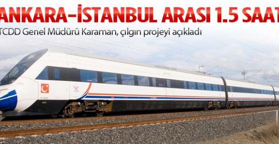 Ankara-İstanbul 1.5 saat