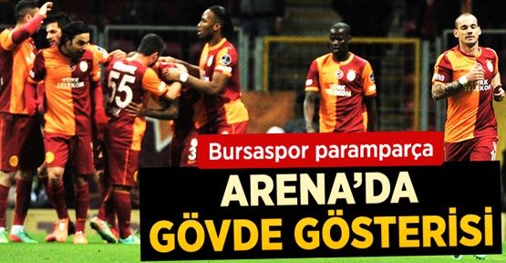 Arena'da yarım düzine gol