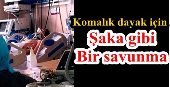 Arnavutköy'de Komalık dayak için şaka gibi bir savunma