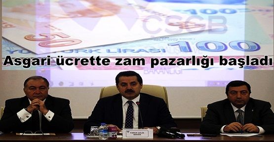 Asgari ücrette zam pazarlığı başladı