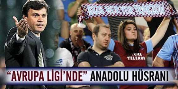 Avrupa Ligi'nde Anadolu Hüsranı