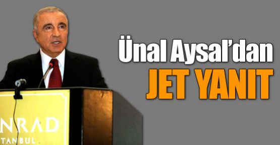 Aysal'dan jet yanıt