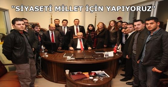 Aziz Babuşçu : SİYASETİ MİLLET İÇİN YAPIYORUZ