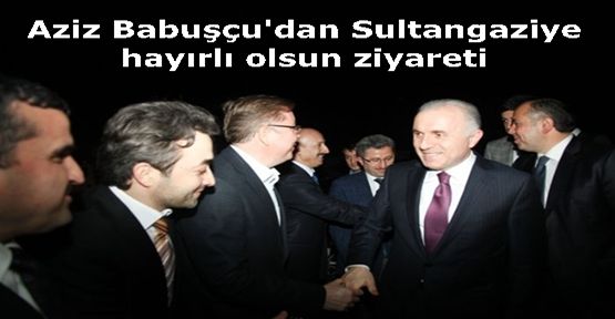 Aziz Babuşçu'dan Murat Atım'a tebrik ziyareti.