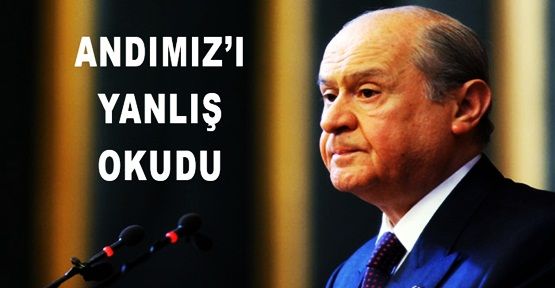  Bahçeli Andımız'ı yanlış okudu