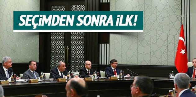 Bakanlar Kurulu Cumhurbaşkanlığı Külliyesi'nde toplandı