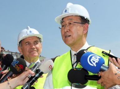 Ban Ki-Moon Yenikapı Arkeolojik Alanı’ndan çok etkilendi