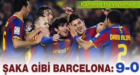 Barcelona 9 doğurdu!