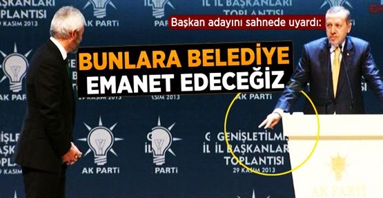 Başbakan Erdoğan'dan başkan adayına uyarı