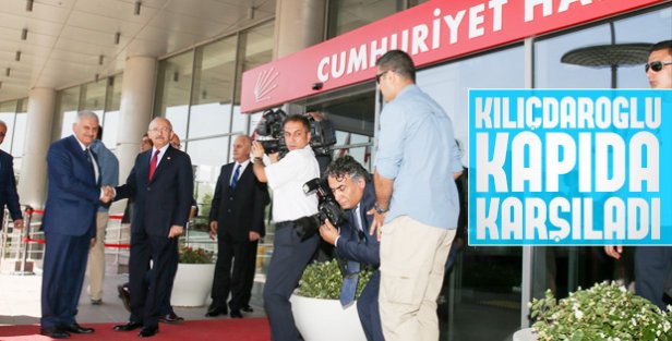 Başbakan Yıldırım CHP Genel Merkezi'nde