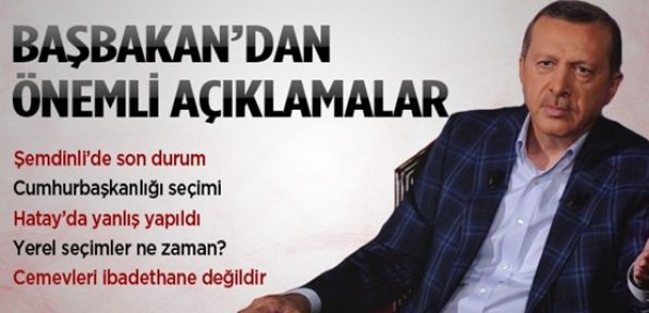 Başbakan'dan önemli açıklamalar !