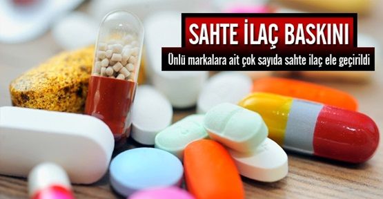 Bayrampaşa'da  Sahte İlaç Operasyonu