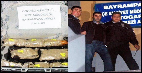 Bayrampaşa'da Yolcunun Valizinden 3 Kilo Eroin Çıktı!