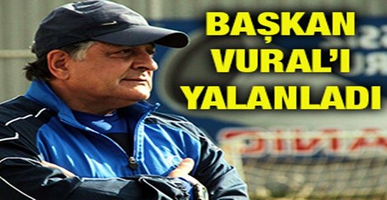 Bayrampaşaspor Yılmaz Vural'ı Yalanladı