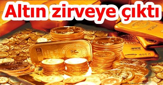 Bir ileri Bir geri derken Altın zirveye çıktı