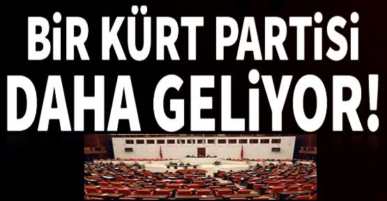 Bir Kürt partisi daha geliyor