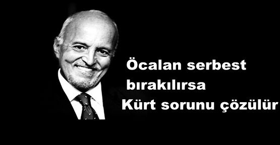 Birand: Öcalan serbest bırakılırsa Kürt sorunu çözülür 