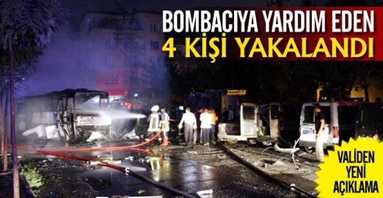 Bombacıya Yardım Eden 4 Kişi Yakalandı