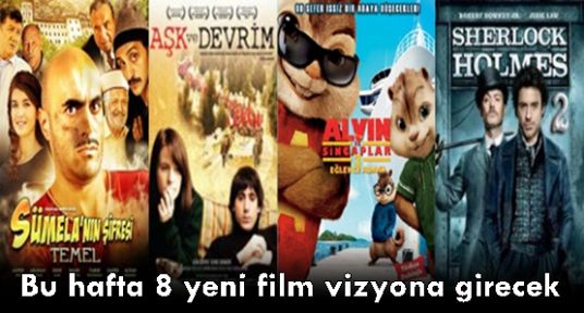 Bu hafta 8 yeni film vizyona girecek