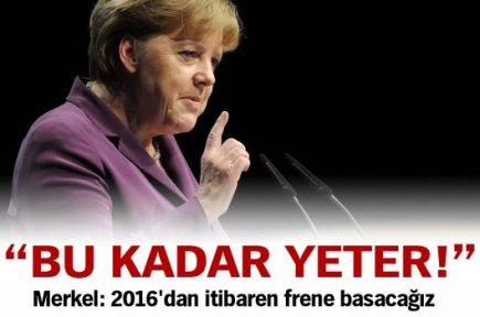 Bu kadar yeter!