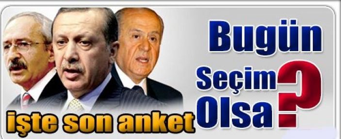 Bugün seçim olsa - İşte son yapılan 5 anket