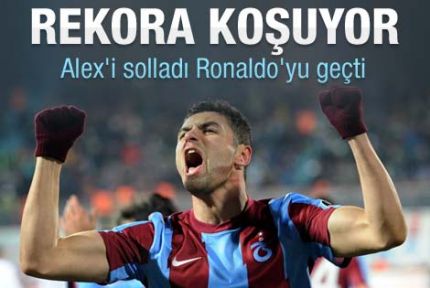 Burak Alex'i solladı Ronaldo'yu geçti 